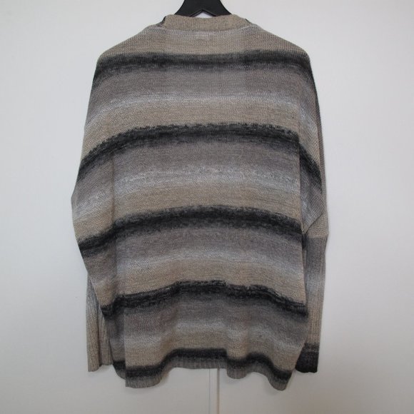 EYESHADOW Neutral Striped Shrug Cardigan - Picture 2 of 10